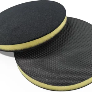 Fine Grade Car Clay Bar Pad, 5.82'' Wipe Foam Pads, DA Polisher Pad Size: 2PCS